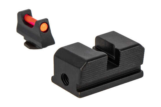 Trijicon's Fiber Sight Set for Walther P99 and PPQ is a high-contrast competition and carry sight set